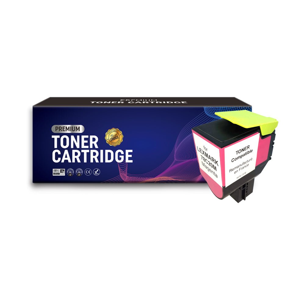 Cartouche de toner Compatible Lexmark 78C20M0 Magenta 1400pages - KERA FRANCE Cartouche de toner Compatible Lexmark 78C20M0 Magenta 1400pages - KERA FRANCE